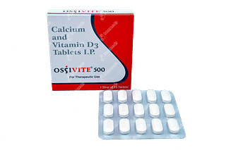 Ossivite 500 Mg/250iu Tablet 15