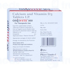 Ossivite 500 Tablet 15 Ossivite 500 Tablet 15