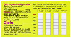 Osteofos 70 Tablet 4 Osteofos 70 Tablet 4