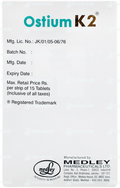 Ostium K2 Tablet 15