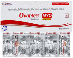 Ovabless Myo Orange Flavour Chewable Tablet 10 Ovabless Myo Orange Flavour Chewable Tablet 10