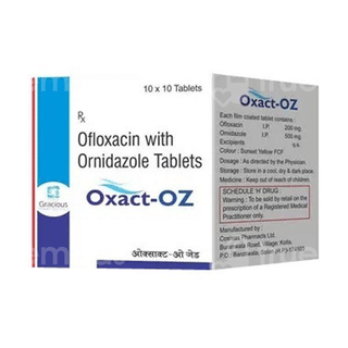 Oxact-Oz 200/500 Mg Tablet 10