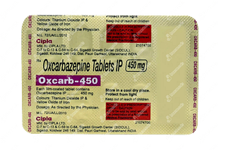 Oxcarb 450 MG Tablet 10