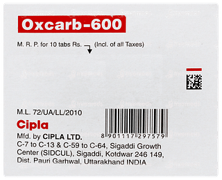 Oxcarb 600 Tablet 10