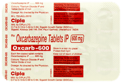 Oxcarb 600 Tablet 10 Oxcarb 600 Tablet 10