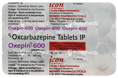 Oxepin 600 Tablet 10 Oxepin 600 Tablet 10