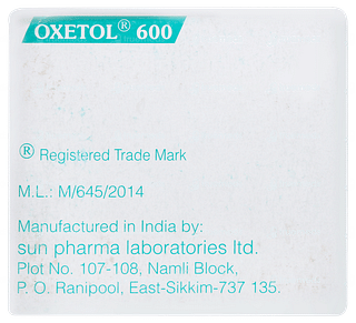 Oxetol 600 Tablet 10