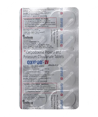 Oxipod Cv 200/125 MG Tablet 10