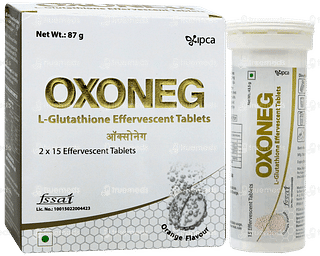 Oxoneg Orange Flavour Effervescent Tablet 15