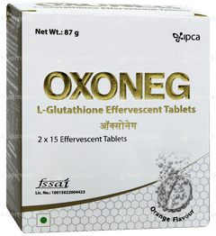 Oxoneg Orange Flavour Effervescent Tablet 15