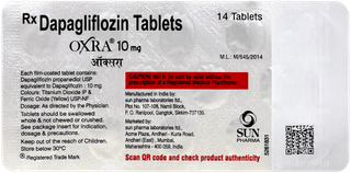 Oxra 10Mg Tablet 14