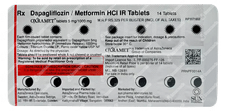 Oxramet 5/1000 MG Tablet Ir 14