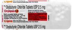 Oxyspas 2.5 Tablet 10