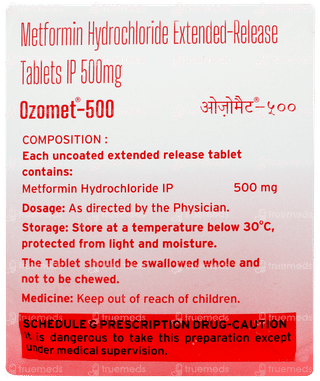 Ozomet 500 Tablet 15