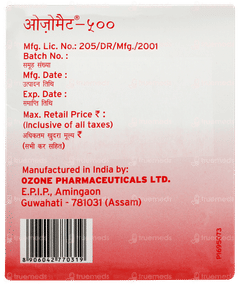 Ozomet 500 Tablet 15