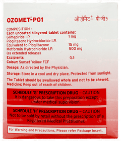 Ozomet Pg1 Tablet 15