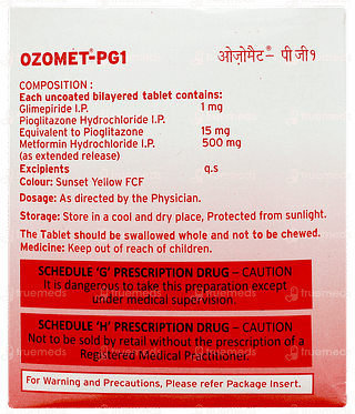 Ozomet Pg1 Tablet 15