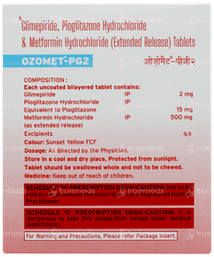 Ozomet Pg2 Tablet 15 Ozomet Pg2 Tablet 15