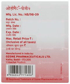 Ozomet Pg2 Tablet 15 Ozomet Pg2 Tablet 15