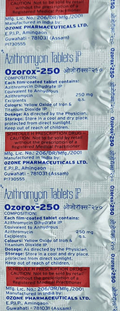 Ozorox 250 Mg Tablet 10 Ozorox 250 Mg Tablet 10