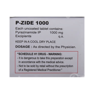 P Zide 1000 MG Tablet 10