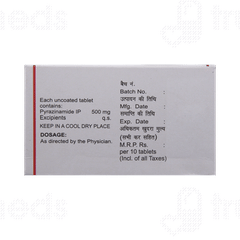 P Zide 500 MG Tablet 10