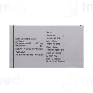 P Zide 500 MG Tablet 10