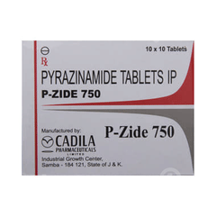 P Zide 750 MG Tablet 10