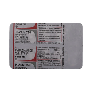 P Zide 750 MG Tablet 10