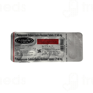 P Zole 40 Tablet 10
