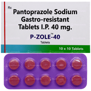 P Zole 40 Tablet 10