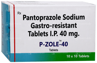 P Zole 40 Tablet 10