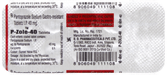 P Zole 40 Tablet 10