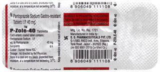 P Zole 40 Tablet 10
