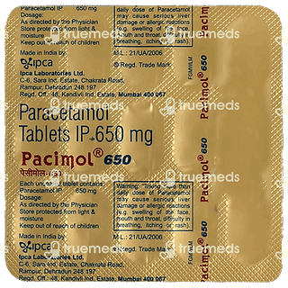 Pacimol 650 Tablet 15