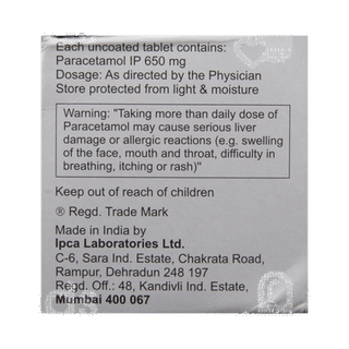 Pacimol 650 Tablet 15