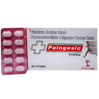 Paingesic 20 Mg Tablet 10
