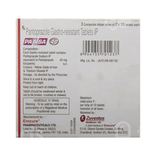 Pansa 40 Tablet 10