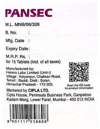 Pansec Tablet 15