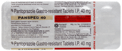 Pansped 40 Tablet 10 Pansped 40 Tablet 10