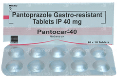 Pantocar 40 Tablet 10 Pantocar 40 Tablet 10