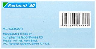 Pantocid 40 Tablet 15