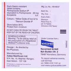 Pantodac 20 Tablet 10