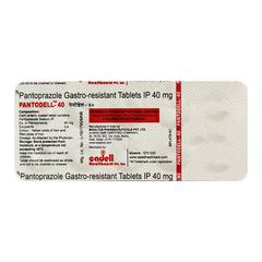 Pantodell 40 Mg Tablet 10