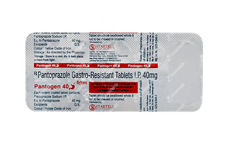 Pantogen 40 MG Tablet 10