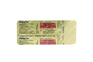 Pantop 20 MG Tablet 10