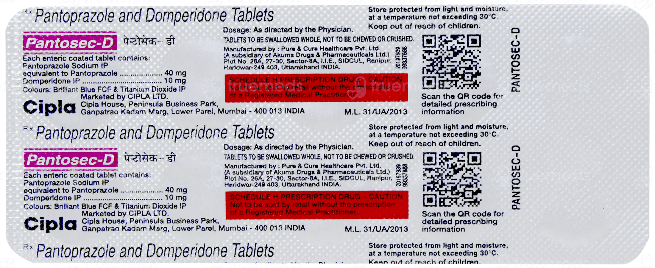 Pantopik D 10/40 Mg Tablet: Uses, Side Effects, Price & Substitutes