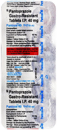 Pantoze 40 Tablet 10 Pantoze 40 Tablet 10