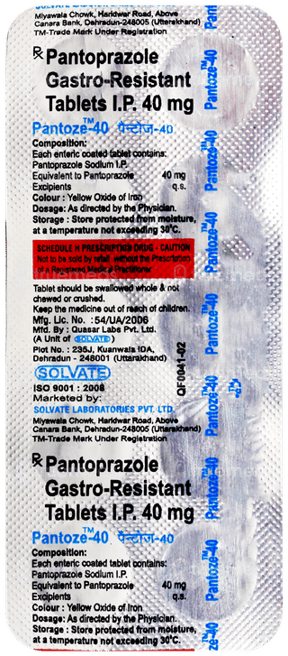 Pantoze 40 Tablet 10
