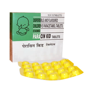 Paracin Kid 125 MG Tablet 10